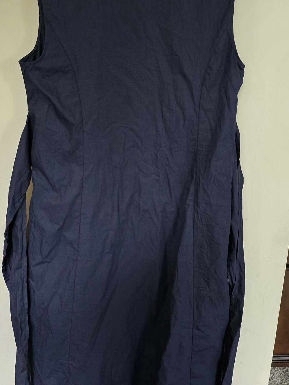 Banana Republic Navy Button-Front Shirt Dress - Picture 9 of 13